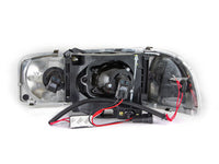 Thumbnail for ANZO 1999-2006 Gmc Sierra 1500 Projector Headlights w/ Halo Black
