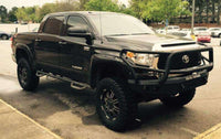 Thumbnail for Road Armor 14-20 Toyota Tundra Stealth Front Winch Bumper w/Lonestar Guard - Tex Blk