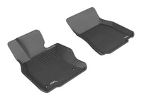 Thumbnail for 3D MAXpider 2008-2011 Lexus LS600HL Kagu 1st Row Floormat - Black