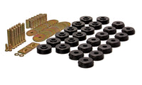 Thumbnail for Energy Suspension Chevy 59-64 Belair/Biscayne/Caprice/Impala /59-63 El Camino Black Body Mount Set