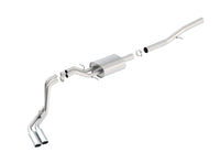 Thumbnail for Borla 14 Silv/Sierra 1500 EC Std/CC Short 143.5in WB ATAK Dual Rolled Side Exit Cat-Back Exhaust