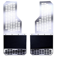Thumbnail for Putco 19-20 Ram HD Dually - (Fits Rear) - Set of 2 Mud Skins - Polished SS w/ Hex Shield