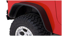 Thumbnail for Bushwacker 87-95 Jeep Wrangler Flat Style Flares 4pc Excludes Renegade - Black