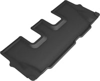 Thumbnail for 3D MAXpider 2020 Hyundai Palisade Kagu 3rd Row Floormats - Black