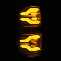 Thumbnail for AlphaRex 14-21 Toyota Tundra LUXX LED Taillights Alpha Blk w/Activ Light/Seq Signal