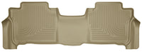 Thumbnail for Husky Liners 13-16 Lexus LX570 / 13-16 Toyota Land Cruiser WeatherBeater 2nd Row Tan Floor Liners