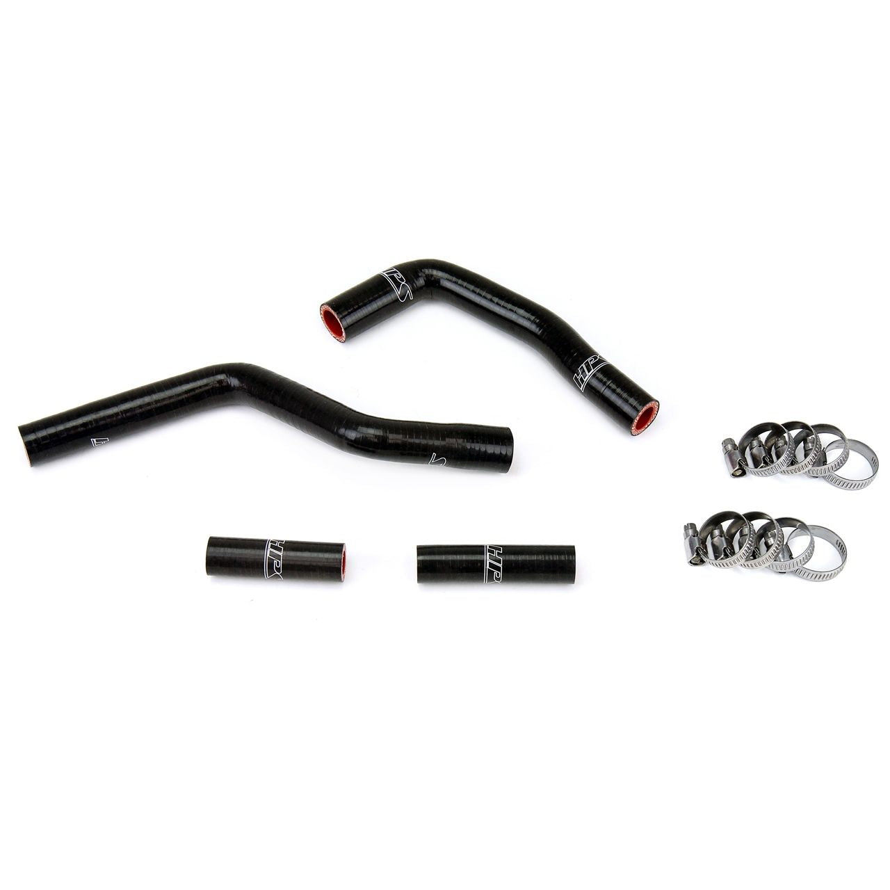 HPS Black Reinforced Silicone Radiator Hose Kit for Yamaha 02-18 YZ125 2 Stroke