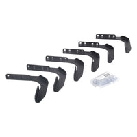 Thumbnail for Go Rhino 99-16 Ford F-250/F-350 SD SC 4DR Mtg. Brackets (V-Series V3/RB10 Slim/RB20 Slim) - Tex. Blk