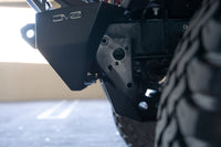 Thumbnail for DV8 Offroad 18-23 Jeep Wrangler JL/JT Front Bumper Sway-Bar Disconnect Motor Skid Plate