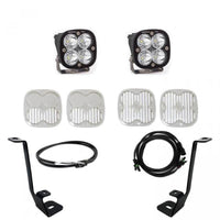 Thumbnail for Baja Designs 2021+ Ford F150 A Pillar Kit Squadron Pro Spot with Upfitter