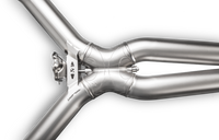 Thumbnail for Akrapovic 16-17 AMG C63 Coupe Evolution Line Cat Back (Titanium) w/ Carbon Tips (Req. Link Pipe)