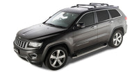 Thumbnail for Rhino-Rack 11-21 Grand Cherokee WK2 4 Door SUV w/Metal Roof Rails Vortex RVP 2 Bar Roof Rack - Black