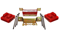 Thumbnail for Energy Suspension 88-94 GM Blazer 4WD K Series Red Motor and Transmission Mounts; Zinc Finish