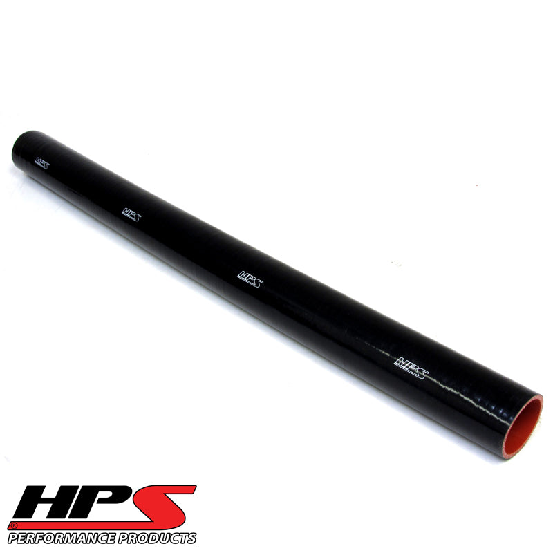 HPS 3/4" ID , 3 Feet Long High Temp 4-ply Reinforced Silicone Coolant Tube Hose Black (19mm ID)